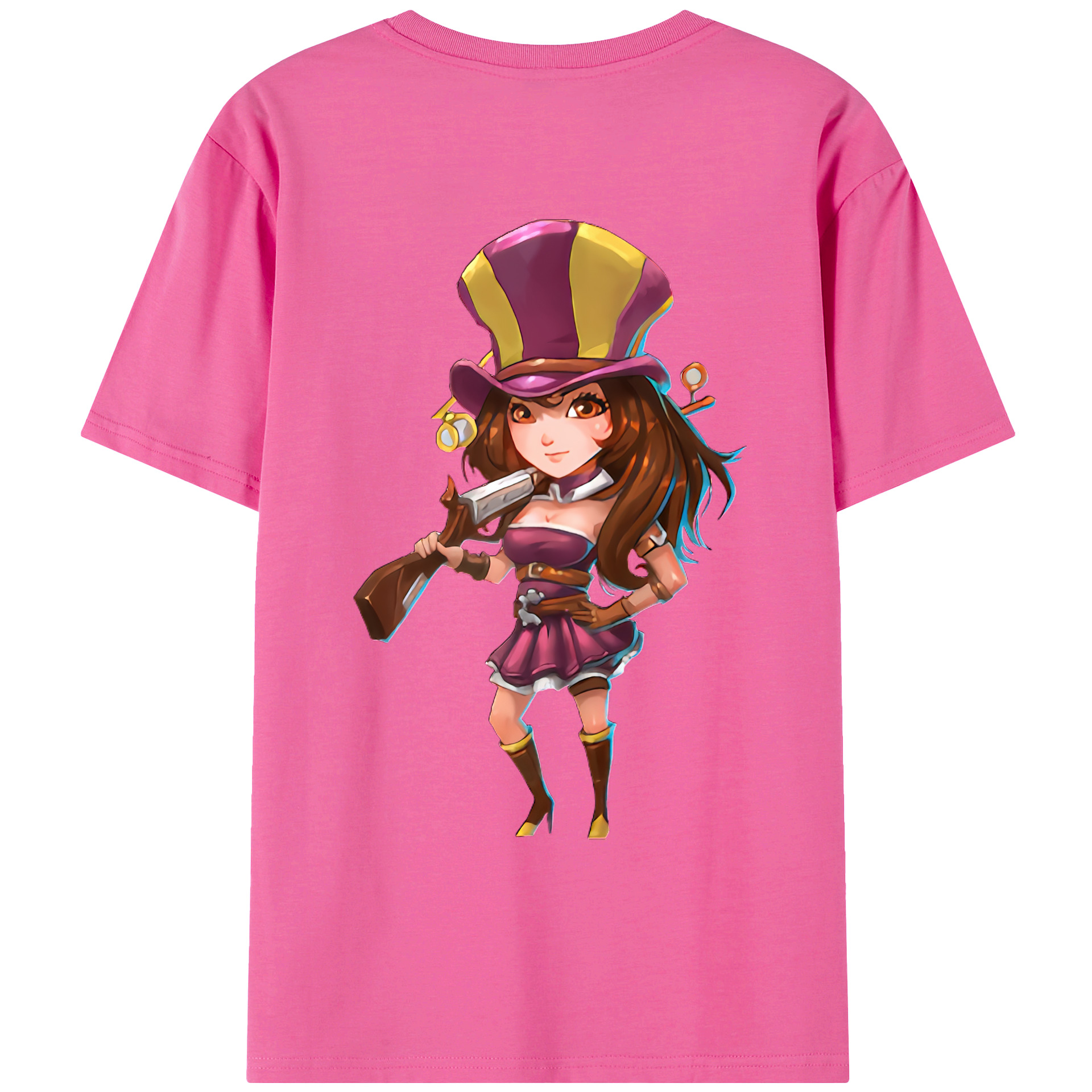 リーグ・オブ・レジェンド League of Legends LOL レディース半袖Tシャツ(バックプリント)